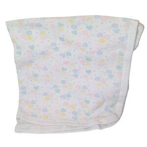 Vintage Unbranded Heart Circle Balloons Thermal Waffle Weave Blanket 30" X 29"